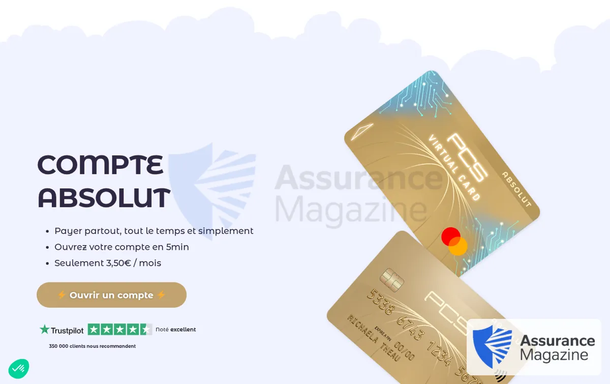 Capture : Compte Absolut - MYPCS - France